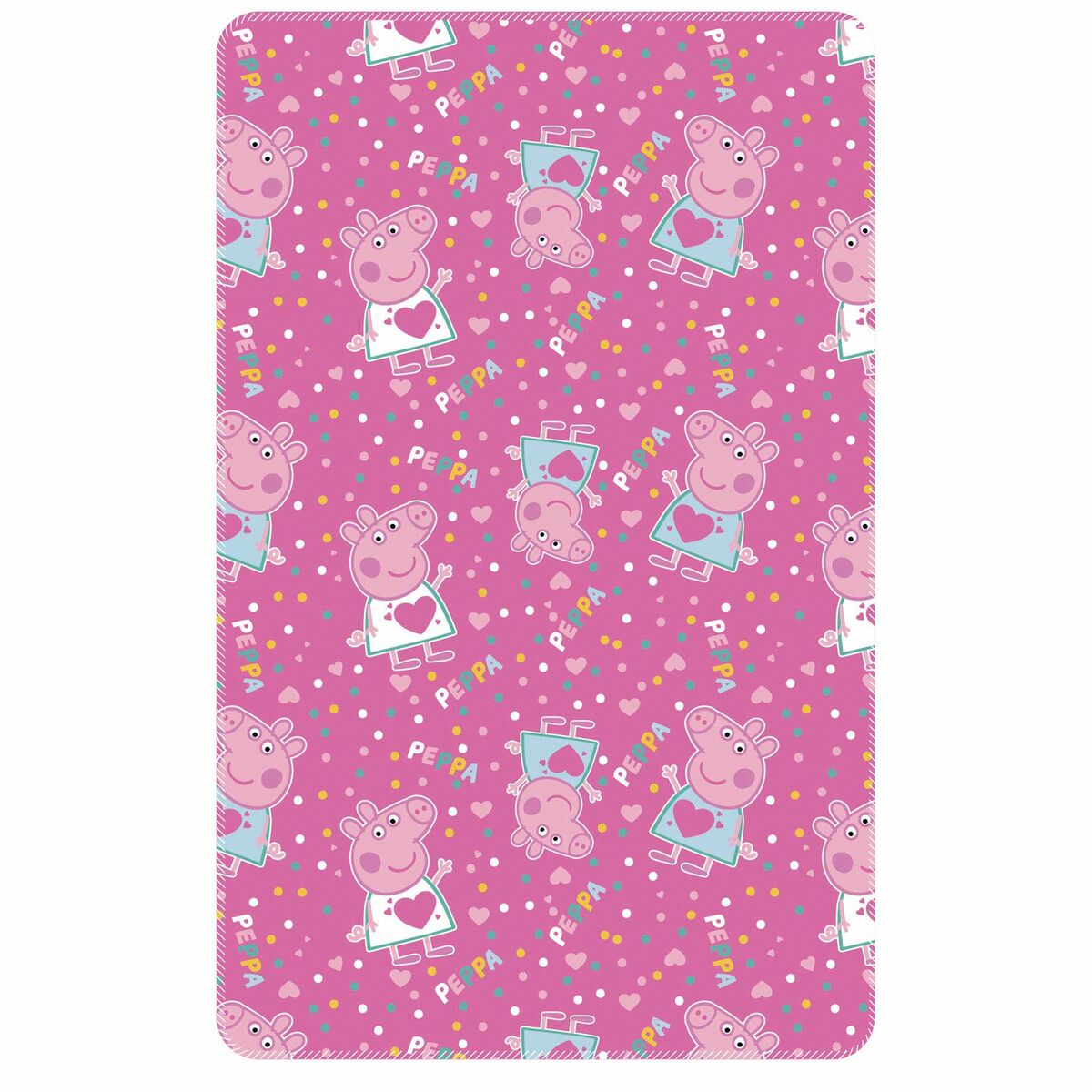 Blanket Peppa Pig Cosy Corner Pink (95 x 150 cm) - MES49