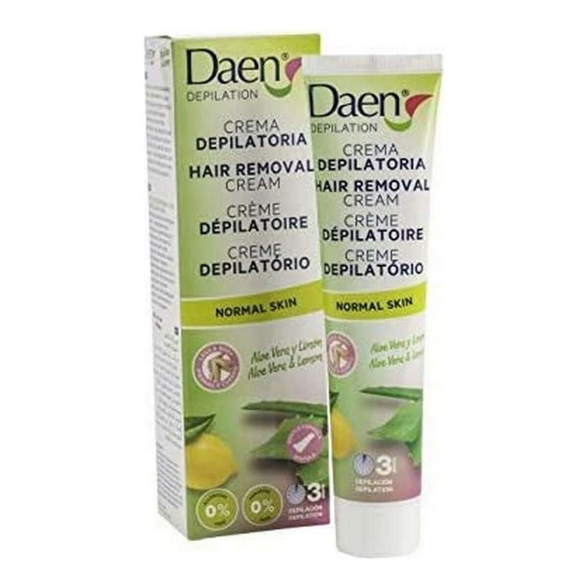 Body Hair Removal Cream Aloe Vera Daen (125 ml) - MES49