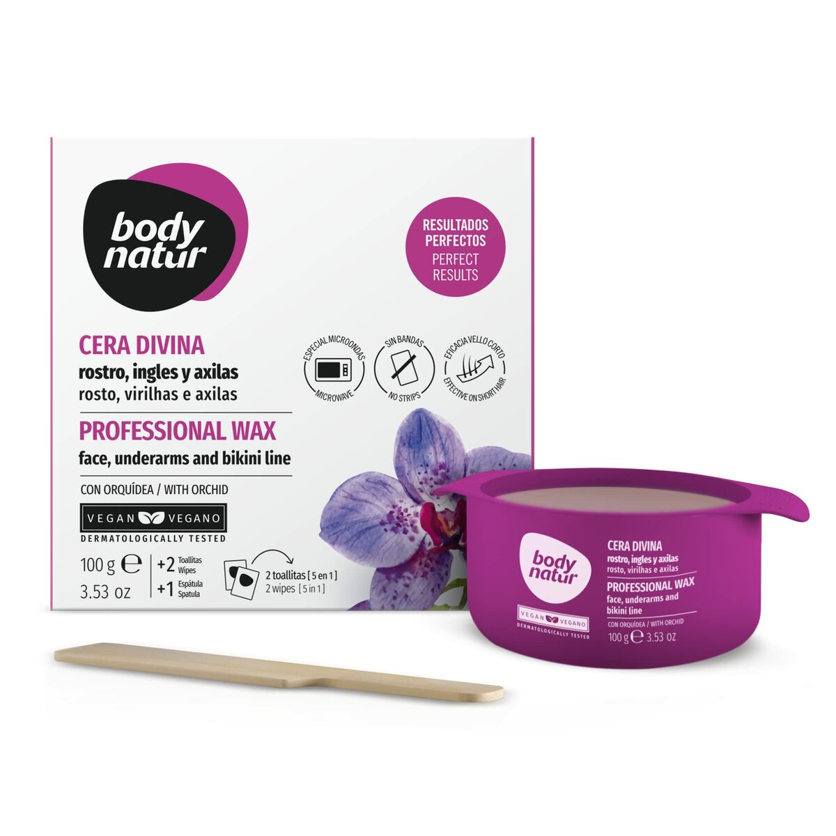 Body Hair Removal Cream Body Natur DEPILACIÓN BODY NATUR 100 g - MES49