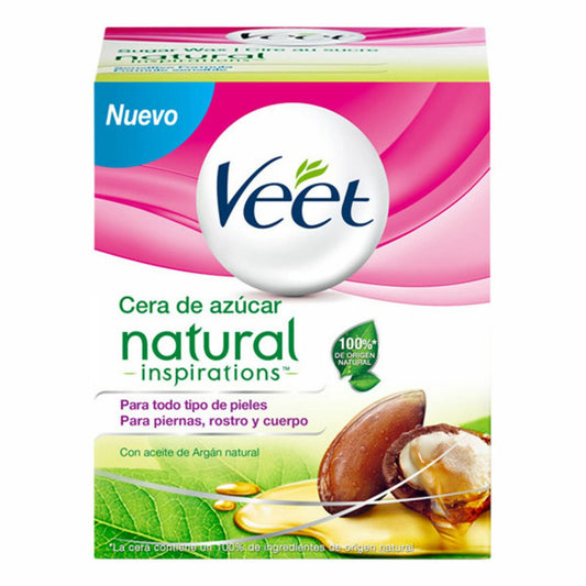 Body Hair Removal Cream Veet Cera Tibia Natural Argan Oil Sugar 250 ml - MES49