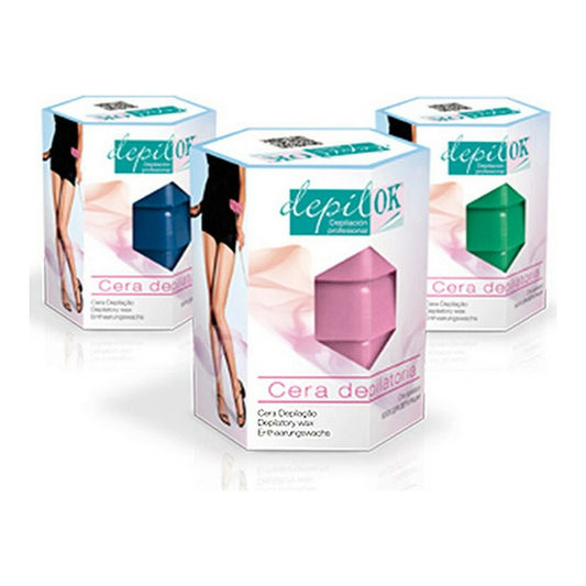 Body Hair Removal Wax Depil Ok Cera Rosa (300 g) - MES49