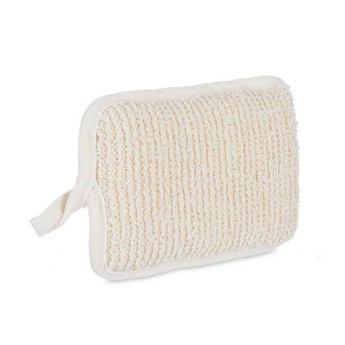 Body Sponge Berilo B7081 - 6 White Beige 11 x 16,5 x 2 cm (24 Units) - MES49