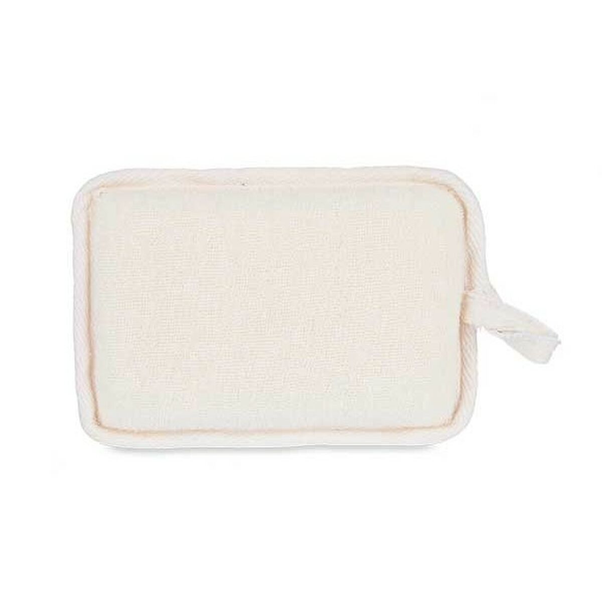 Body Sponge Berilo B7081 - 6 White Beige 11 x 16,5 x 2 cm (24 Units) - MES49