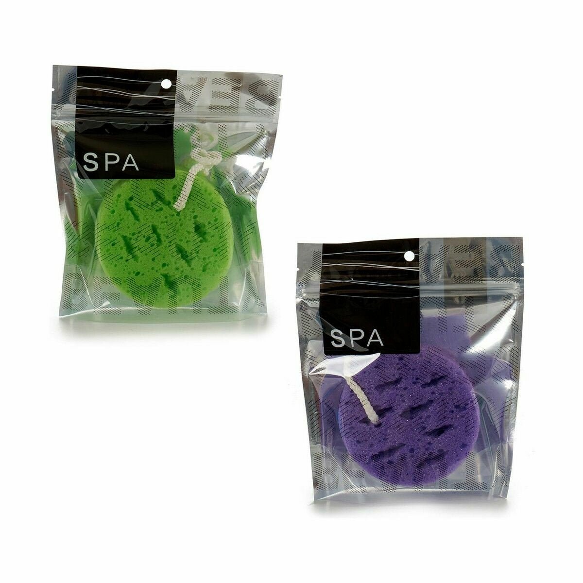 Body Sponge Circular Sponge 18 x 4 x 20 cm (36 Units) - MES49