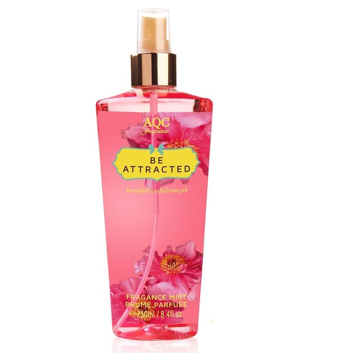 Body Spray AQC Fragrances Be Attracted 250 ml - MES49