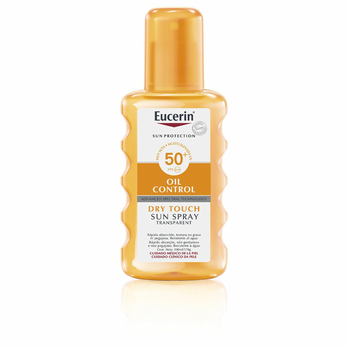 Body Sunscreen Spray Eucerin Transparent SPF 50 (200 ml) - MES49