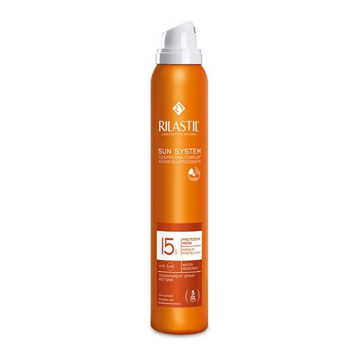 Body Sunscreen Spray Rilastil Sun System Transparent Spf 50+ (200 ml) - MES49