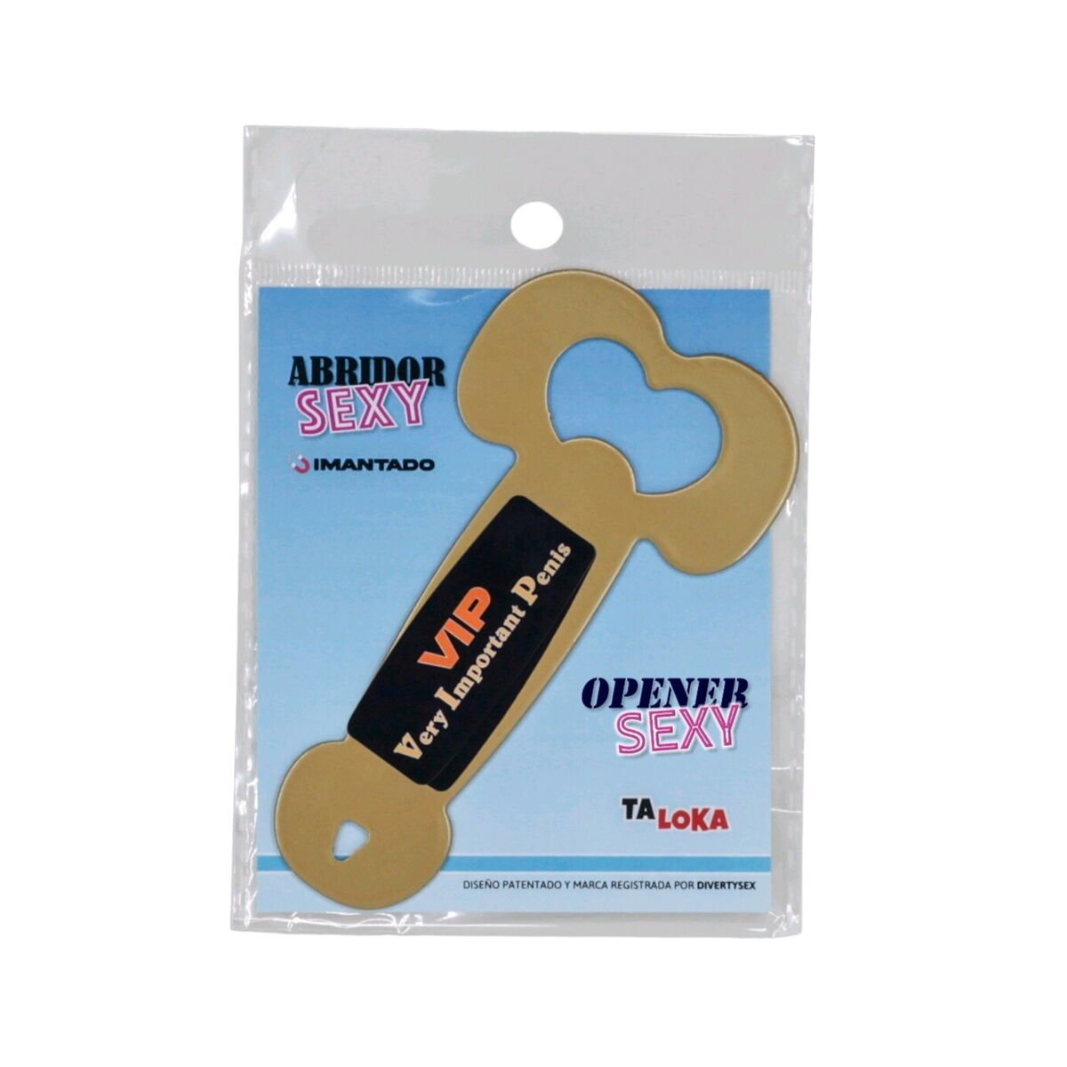 Bottle Opener Divertysex Golden Penis - MES49