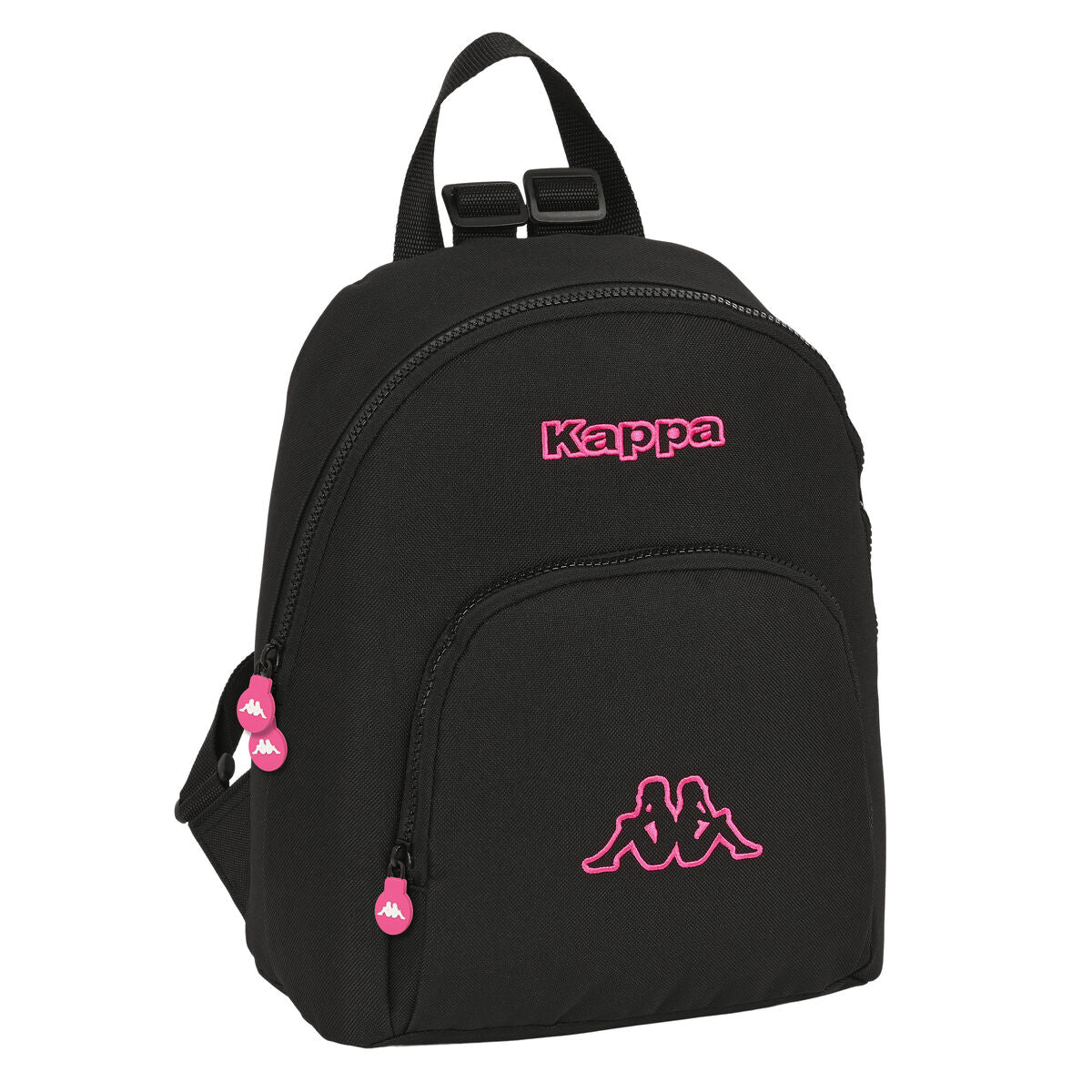 Casual Backpack Kappa Black and pink Black 13 L - MES49