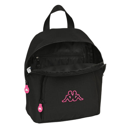 Casual Backpack Kappa Black and pink Black 13 L - MES49