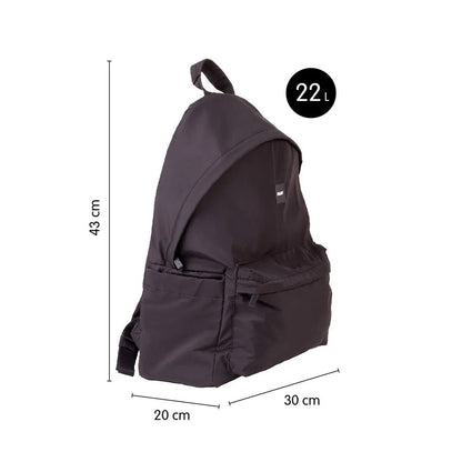 Casual Backpack Milan Shadow Black 22 L 41 x 30 x 18 cm - MES49