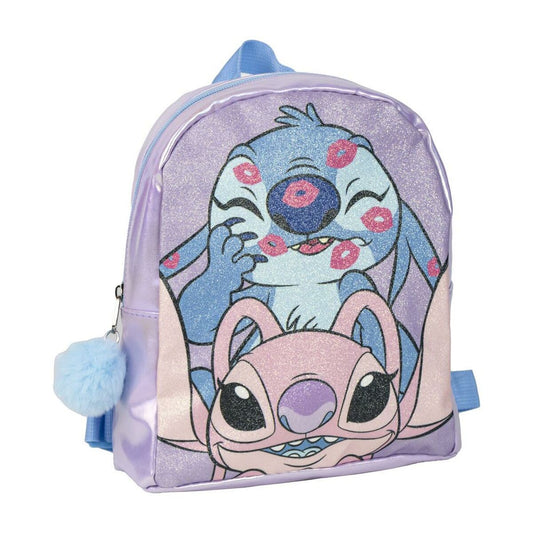 Casual Backpack Stitch Purple 19 x 23 x 8 cm - MES49