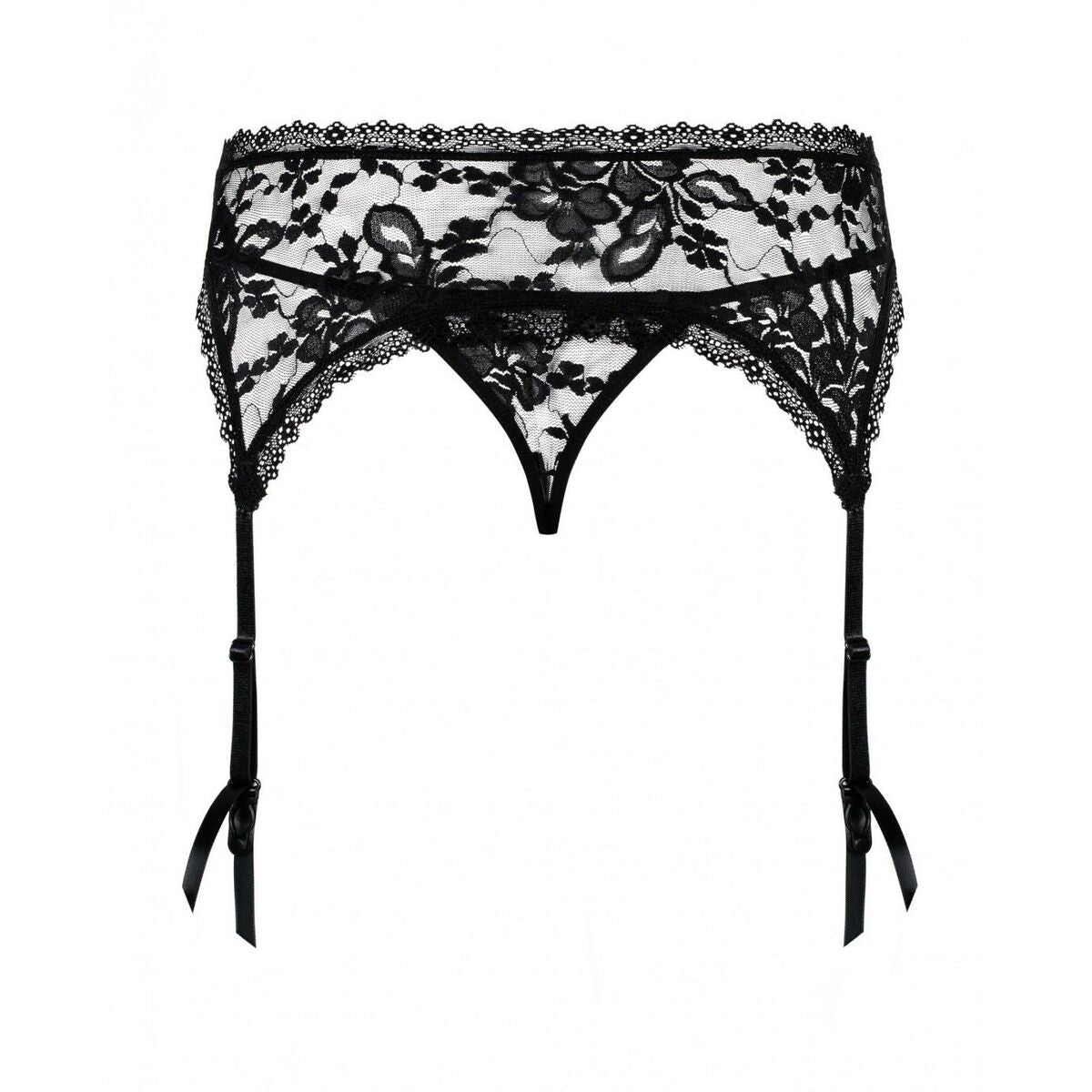 Catia Garter Suspender Obsessive Catia Garter S/M Black - MES49