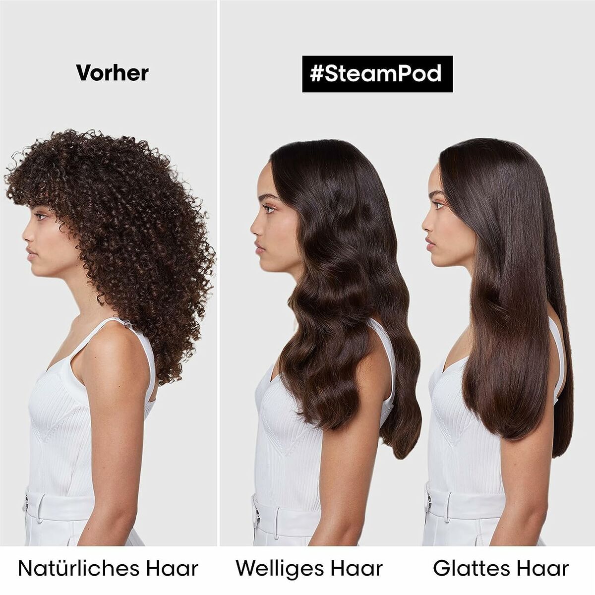 Ceramic Hair Straighteners L'Oreal Professionnel Paris Steampod - MES49