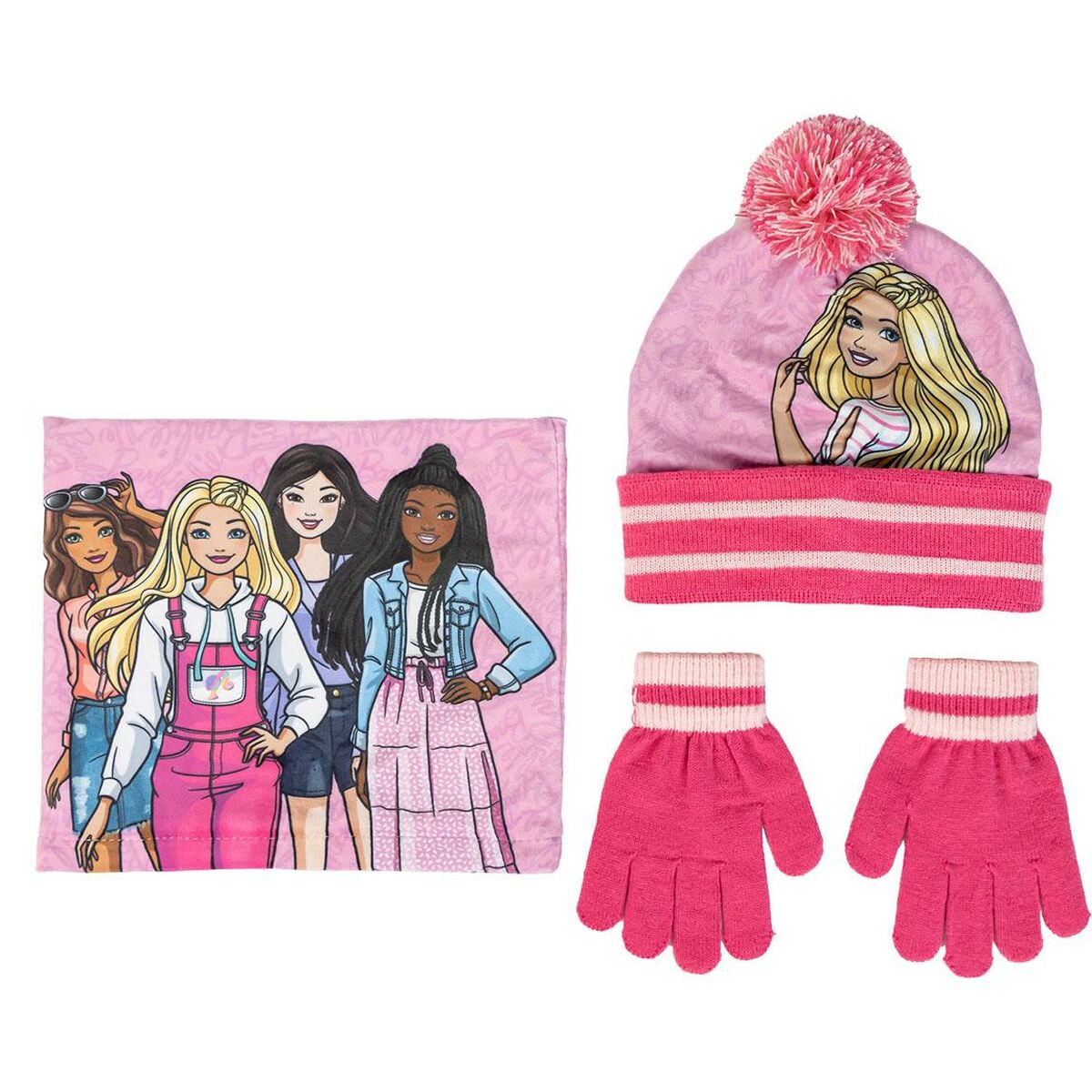 Child Hat Barbie Pink (One size) - MES49