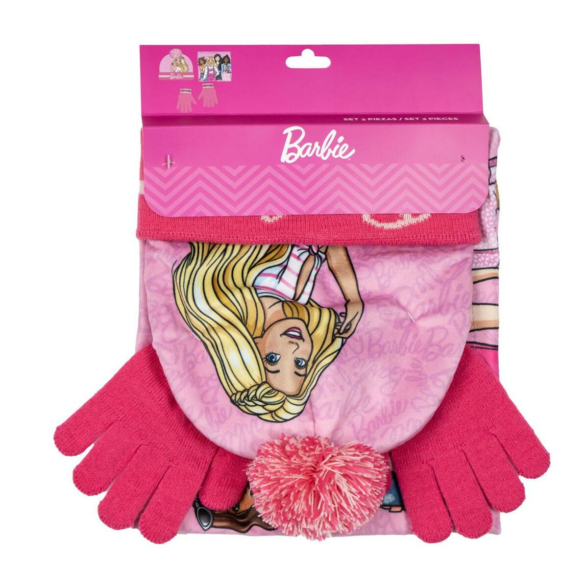 Child Hat Barbie Pink (One size) - MES49