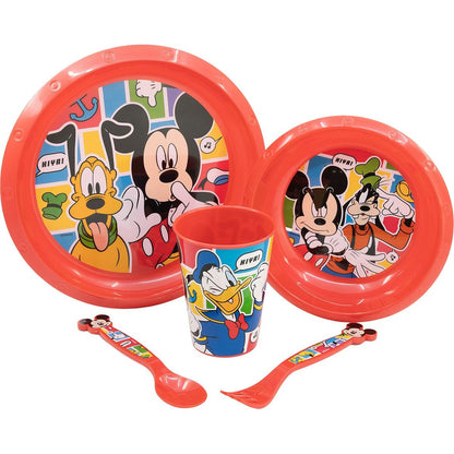 Children’s Dinner Set Mickey Mouse CZ11311 (5 Pieces) - MES49