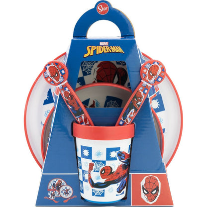 Children’s Dinner Set Spider - Man CZ11308 Plastic (5 Pieces) - MES49