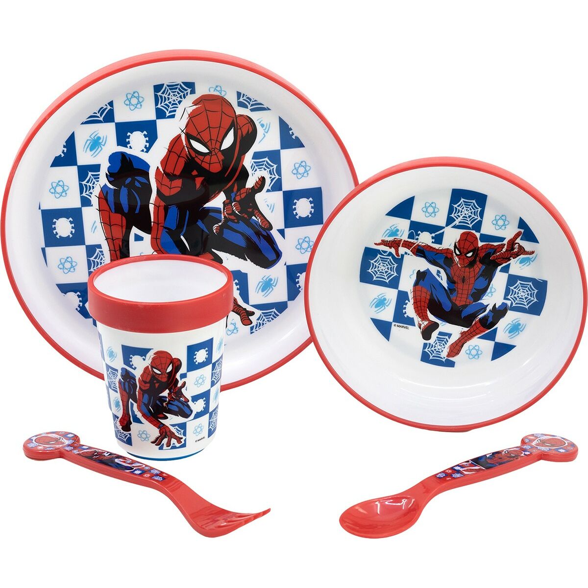 Children’s Dinner Set Spider - Man CZ11308 Plastic (5 Pieces) - MES49