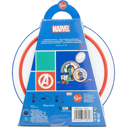 Children’s Dinner Set The Avengers CZ11304 Plastic (5 Pieces) - MES49