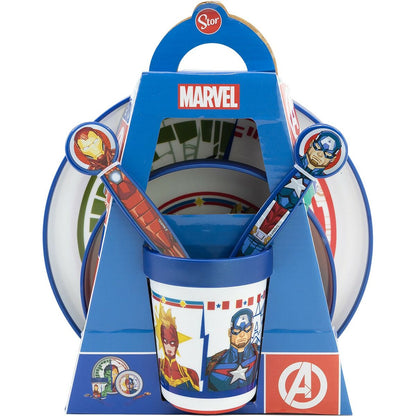 Children’s Dinner Set The Avengers CZ11304 Plastic (5 Pieces) - MES49