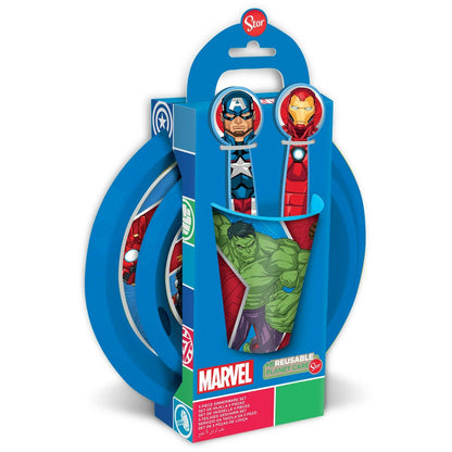 Children’s Dinner Set The Avengers CZ11309 Plastic (5 Pieces) - MES49