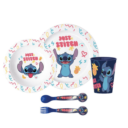 Children's dish set Stitch Sweet Children's (5 Pieces) - MES49