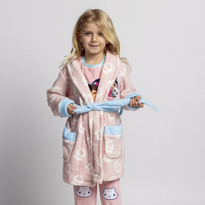 Children's Dressing Gown Gabby's Dollhouse Pink - MES49