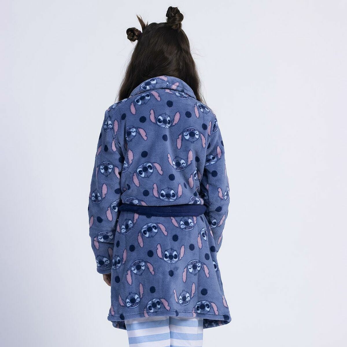 Children's Dressing Gown Stitch Blue - MES49