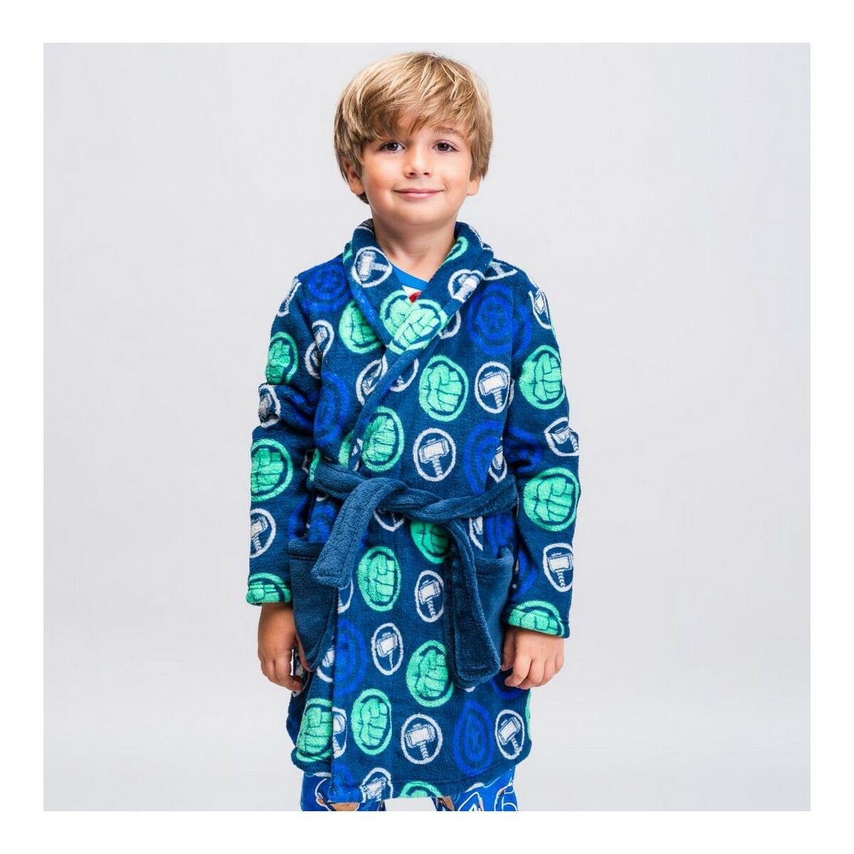 Children's Dressing Gown The Avengers Blue - MES49