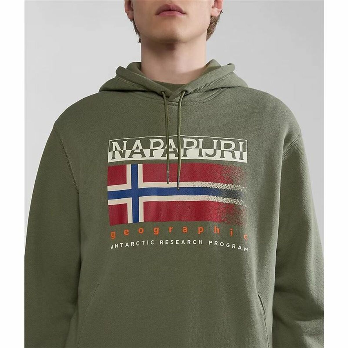 Children’s Hoodie Napapijri B - Kreis H Dark green - MES49