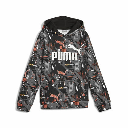 Children’s Hoodie Puma Ess+ Futureverse Aop Black - MES49