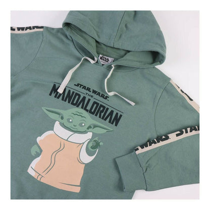 Children’s Hoodie The Mandalorian Green - MES49