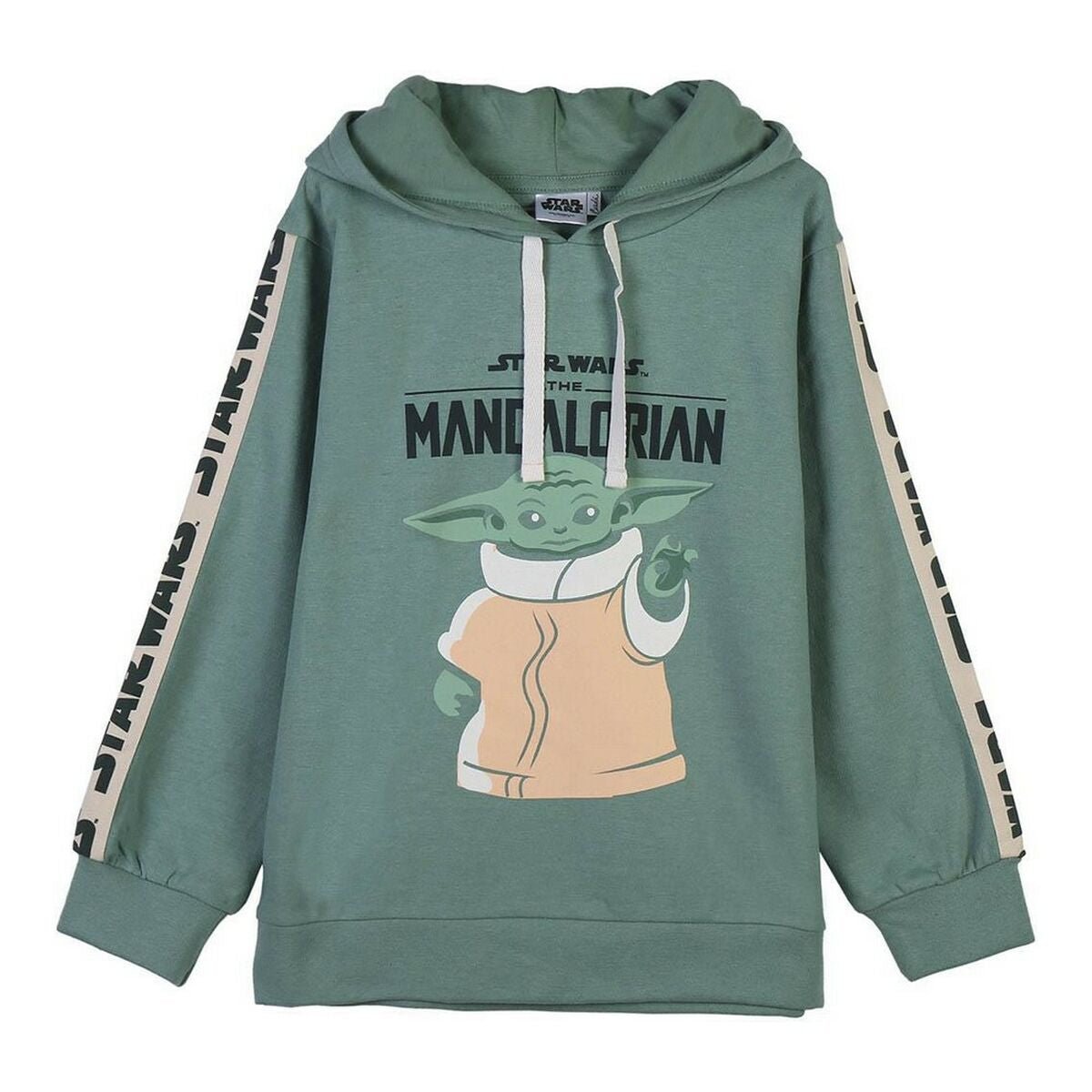 Children’s Hoodie The Mandalorian Green - MES49