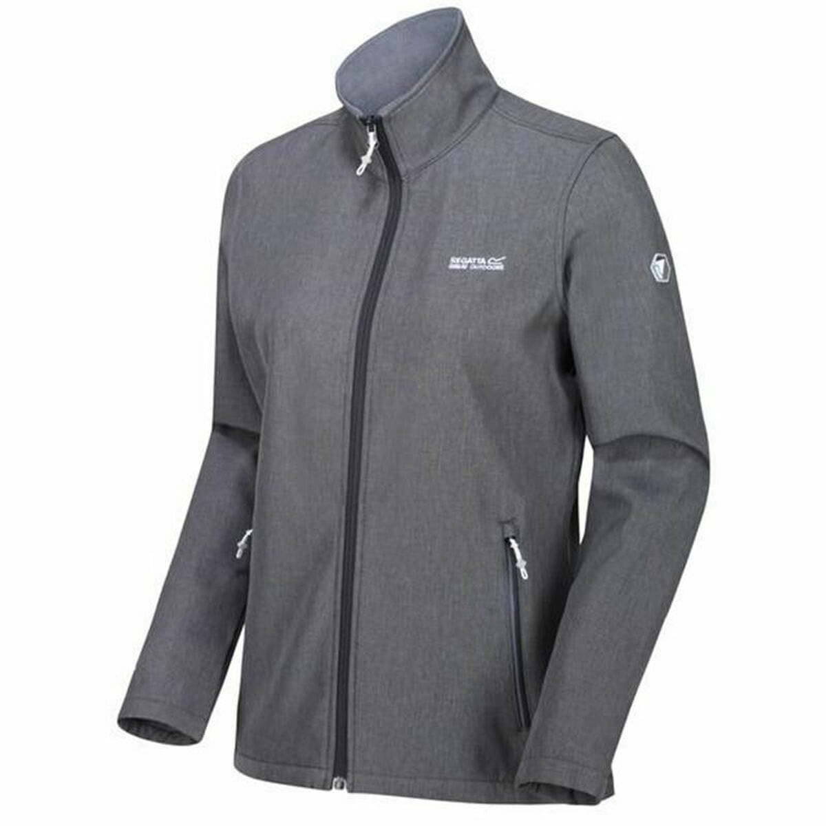 Children's Jacket Regatta Alvarado VII Sealgreymarl Grey - MES49