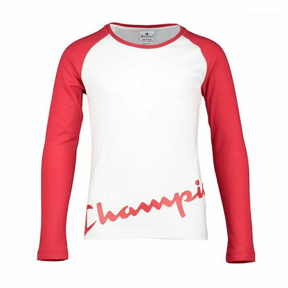 Children’s Long Sleeve T-shirt Champion White - MES49