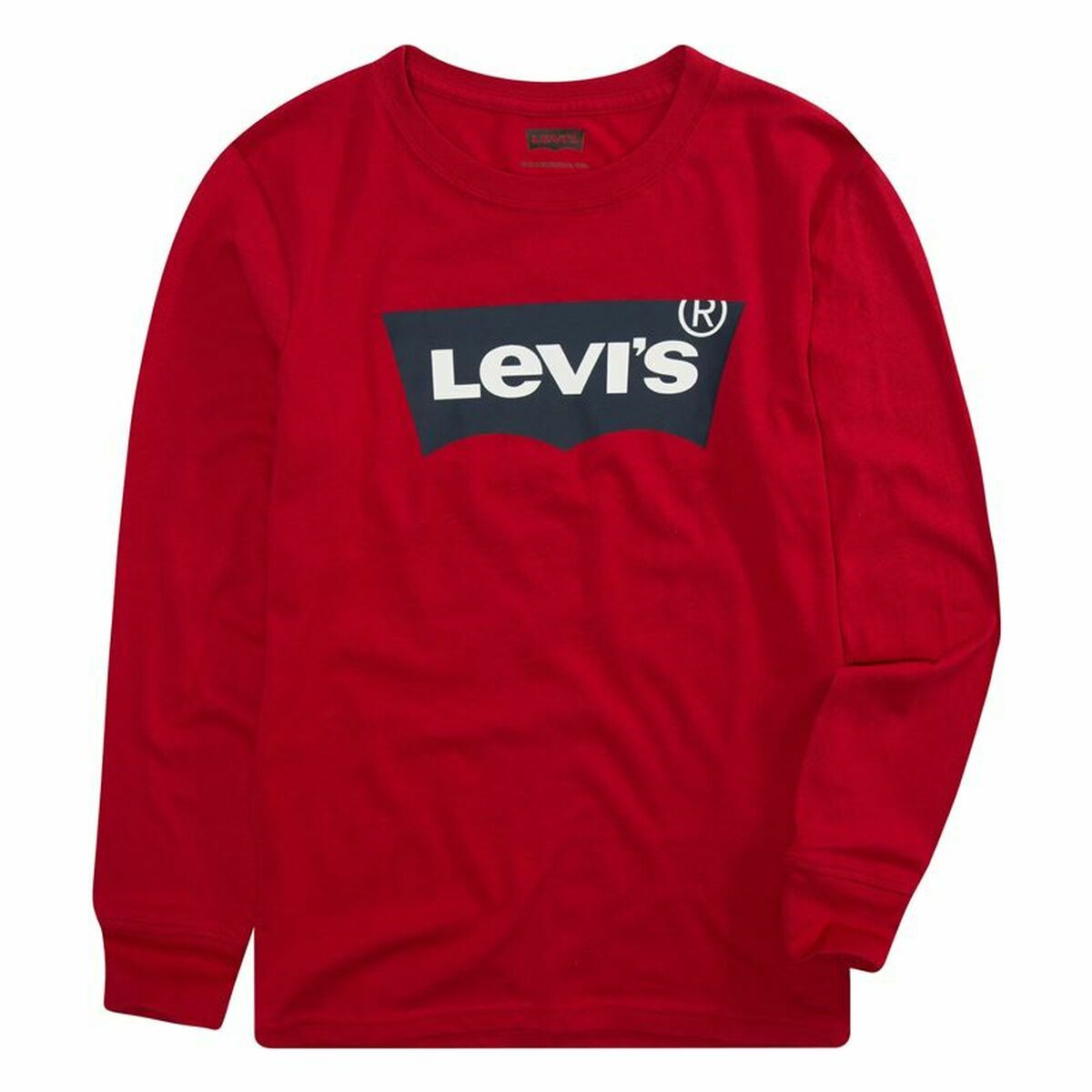 Children’s Long Sleeve T-shirt Levi's Batwing Red - MES49