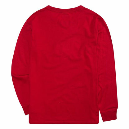 Children’s Long Sleeve T-shirt Levi's Batwing Red - MES49