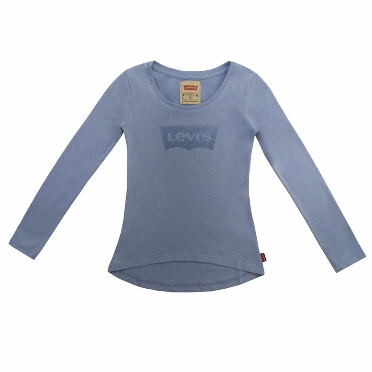 Children’s Long Sleeve T-shirt Levi's Fille Steel Blue - MES49