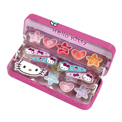 Children's Make - up Set Hello Kitty Hello Kitty Plumier Alumino Maquillaje 18 Pieces - MES49