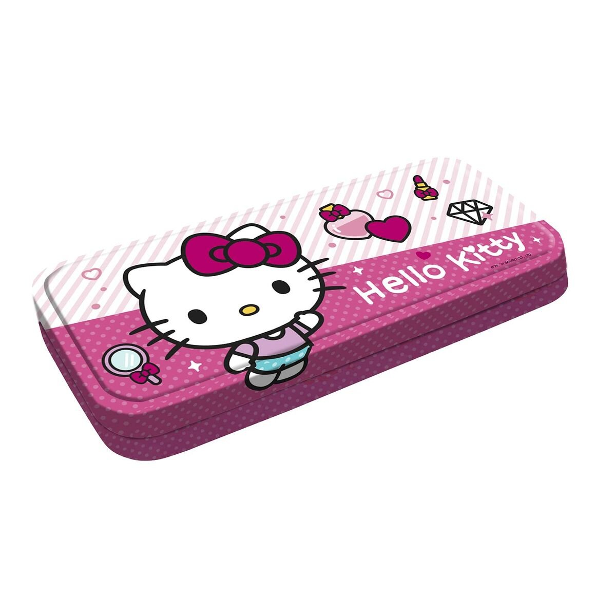 Children's Make - up Set Hello Kitty Hello Kitty Plumier Alumino Maquillaje 18 Pieces - MES49