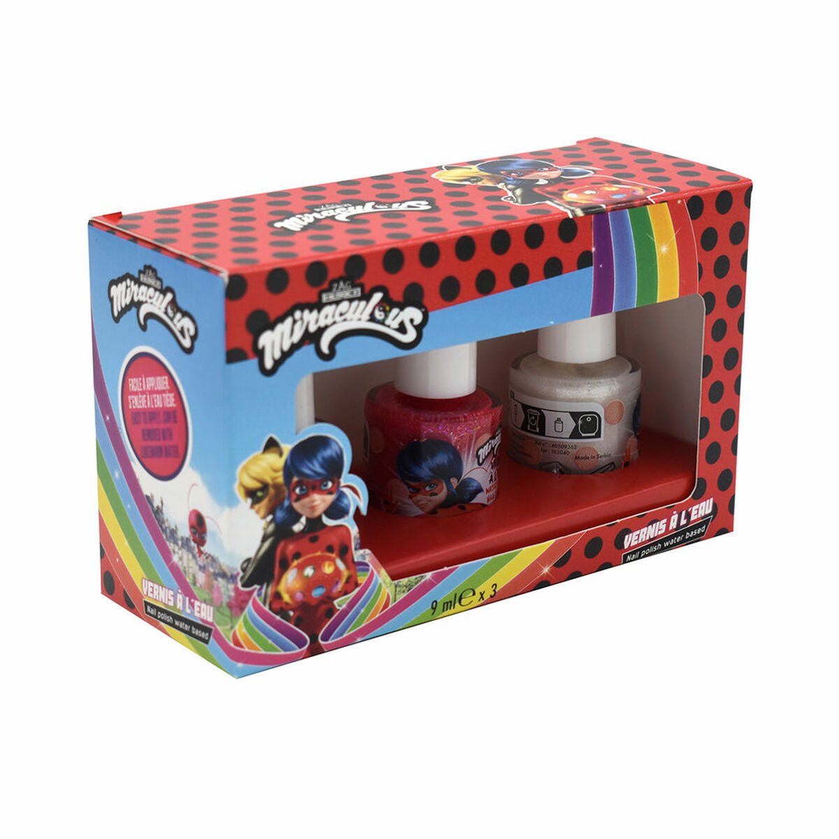 Children's Make - up Set Lady Bug Miraculous 3 Pieces - MES49