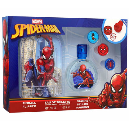 Children's Perfume Air - Val SPIDERMAN EDT 50+PINBALL EDT 50 ml 3 Pieces - MES49