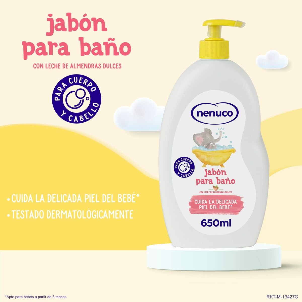 Children's Perfume Nenuco BAÑO HIDRATANTE 650 ml - MES49