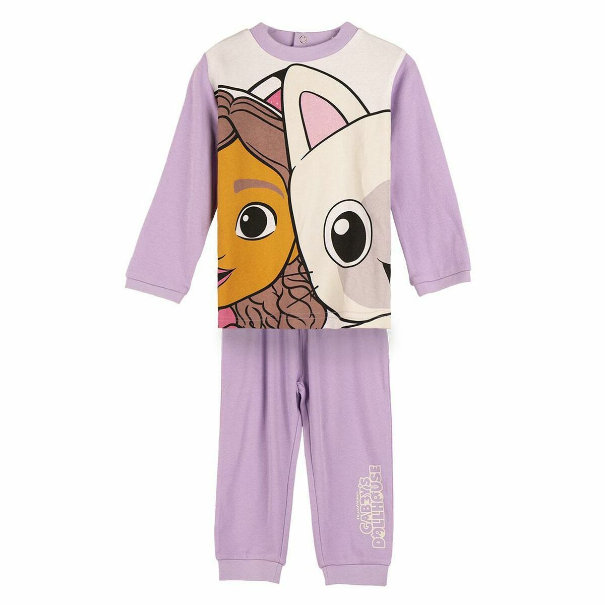 Children's Pyjama Gabby's Dollhouse Purple - MES49