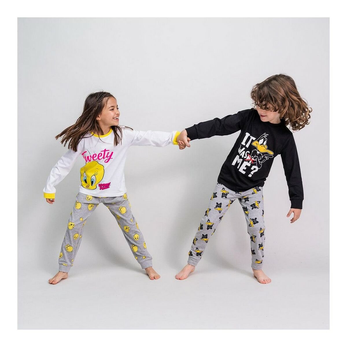 Children's Pyjama Looney Tunes Black - MES49