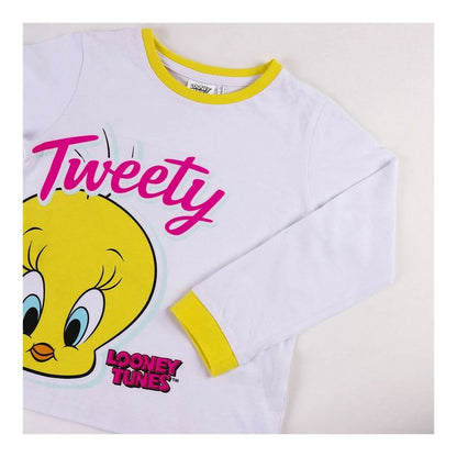 Children's Pyjama Looney Tunes White - MES49