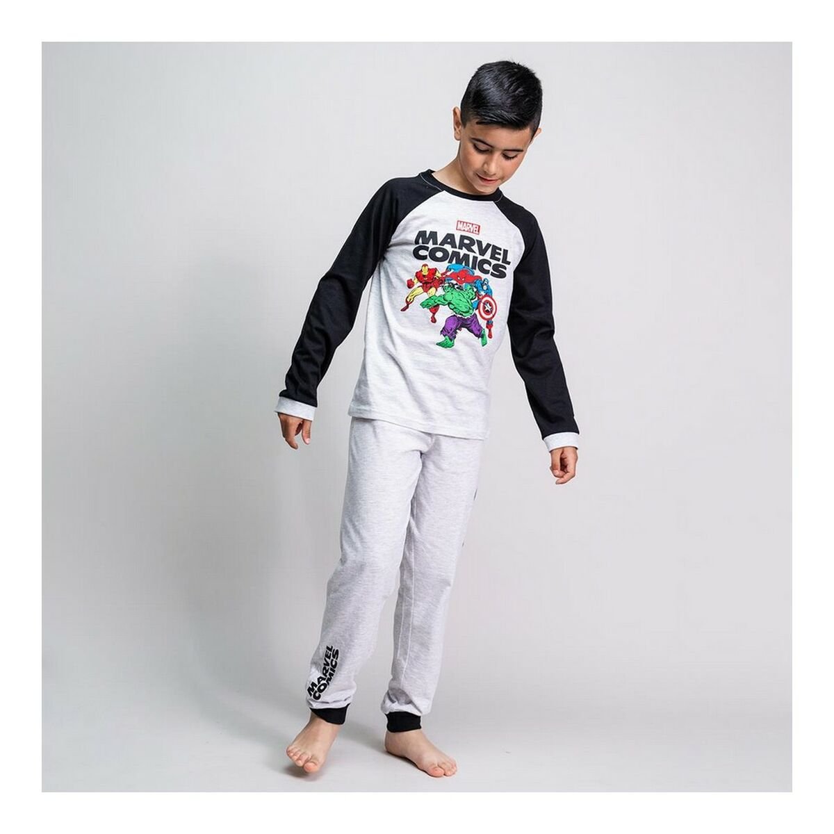 Children's Pyjama Marvel Grey - MES49