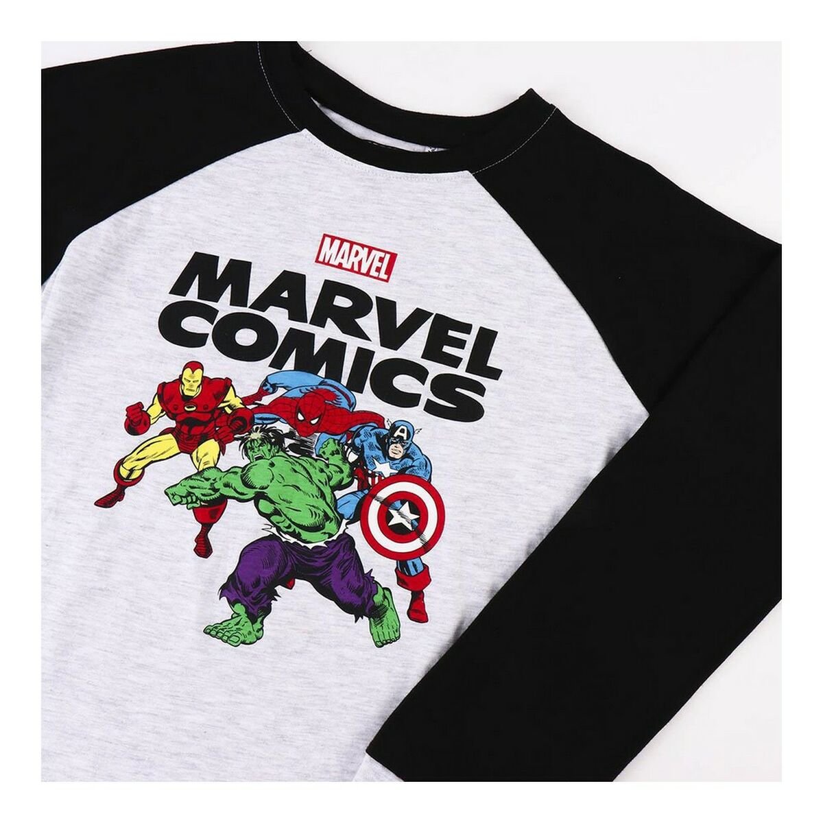 Children's Pyjama Marvel Grey - MES49