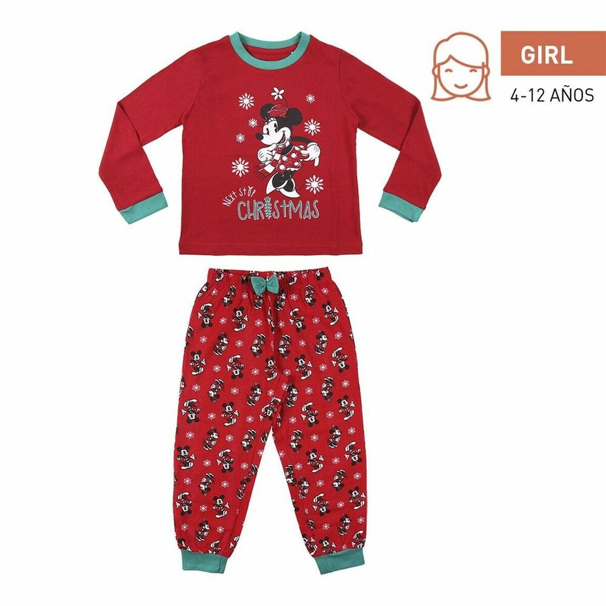 Children's Pyjama Mickey Mouse Red - MES49